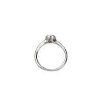 Silver Amethyst Baby Stone Ring