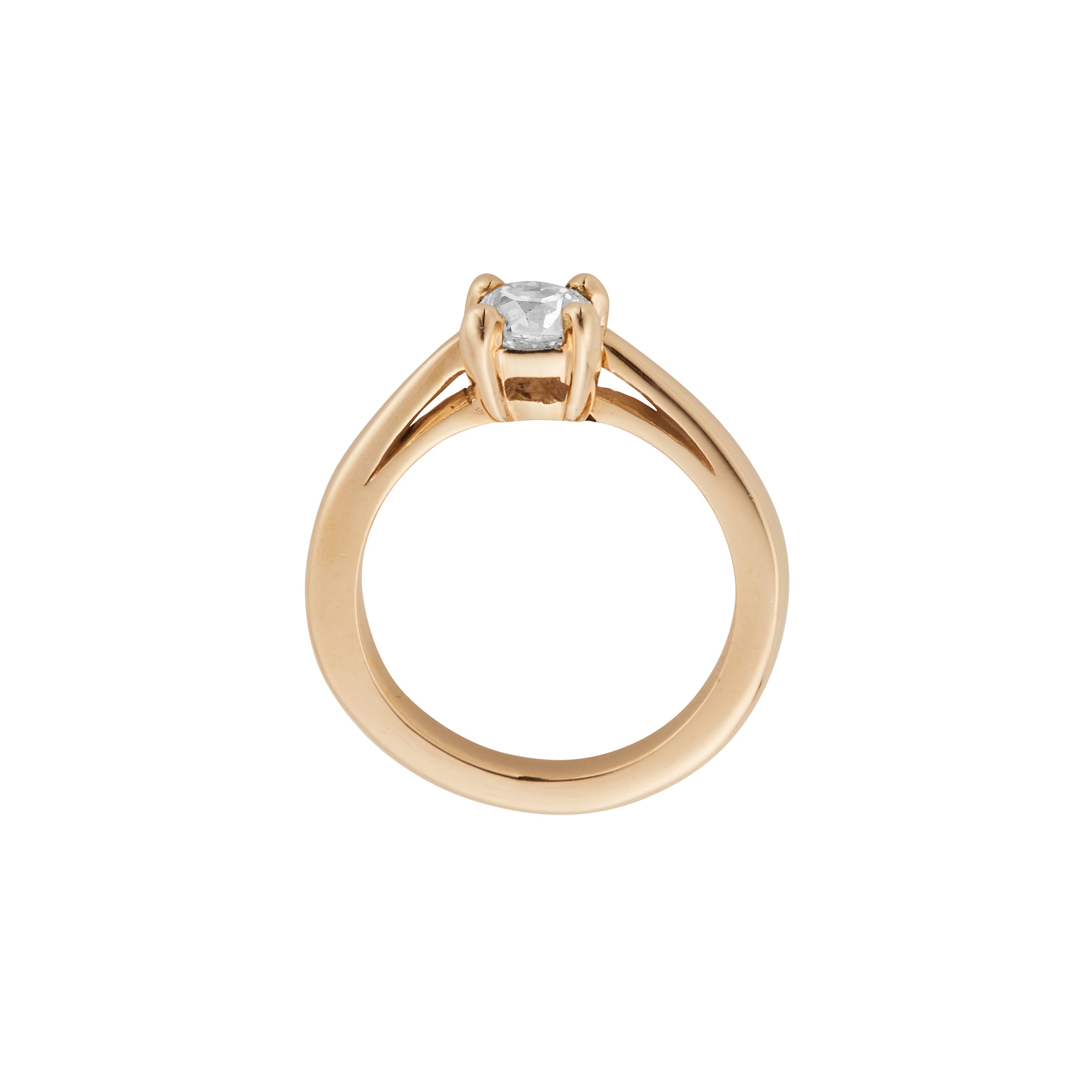ANTOINETTE Gold Diamond Claw Ring