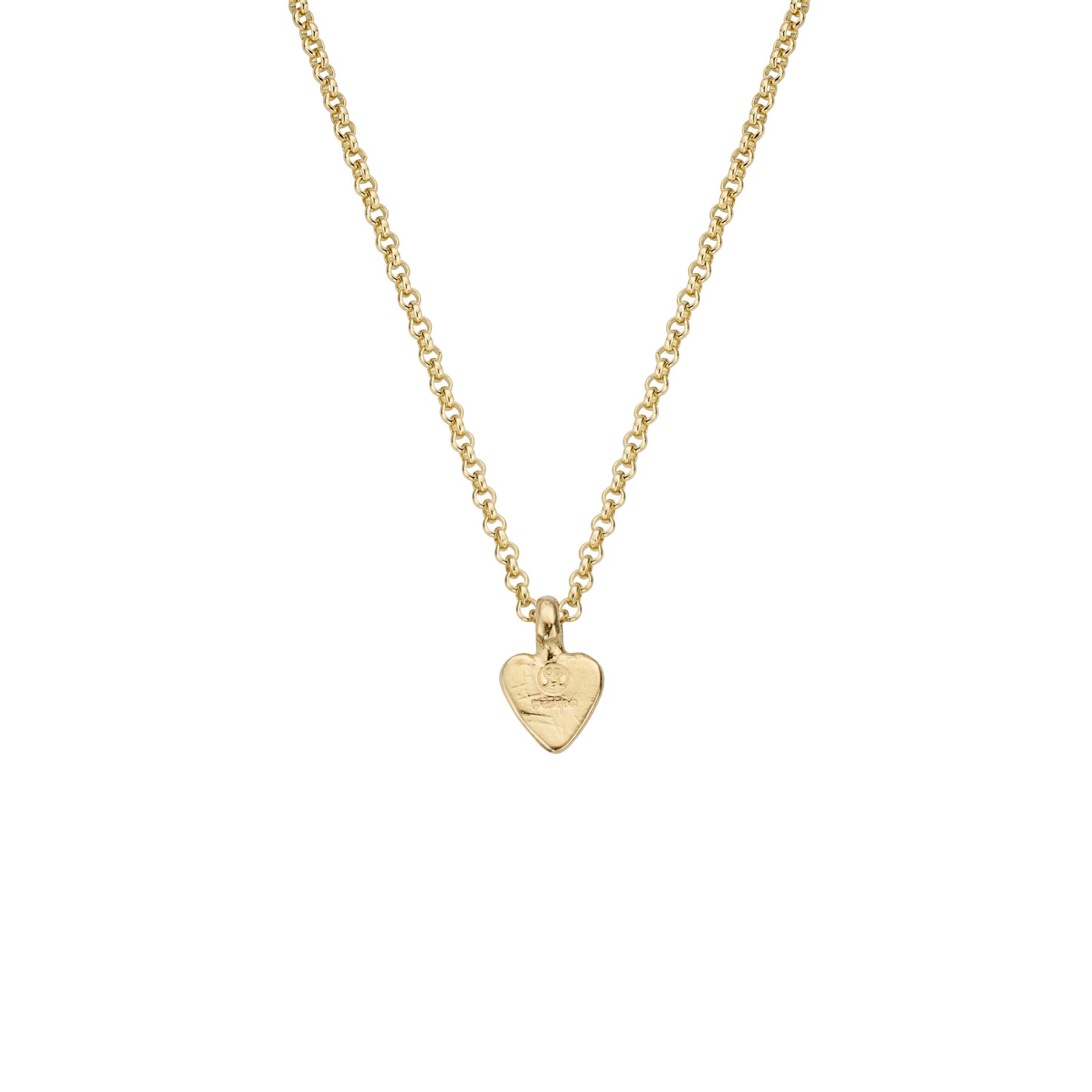 Children's Gold Baby Heart Necklace
