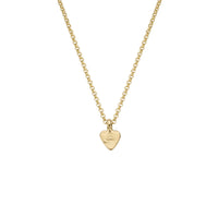 Children's Gold Baby Heart Necklace