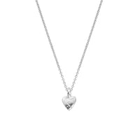Children's Silver Baby Heart Necklace