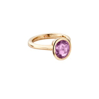 ESTHER Gold Pink Sapphire Ring