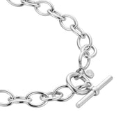 Silver Maxi Citrine Sylt Chain Necklace