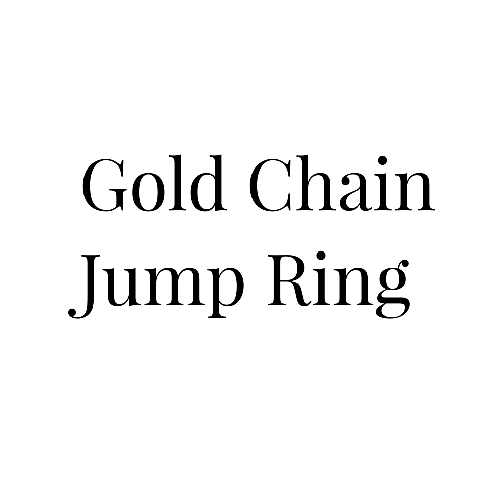Gold Chain Jump Ring