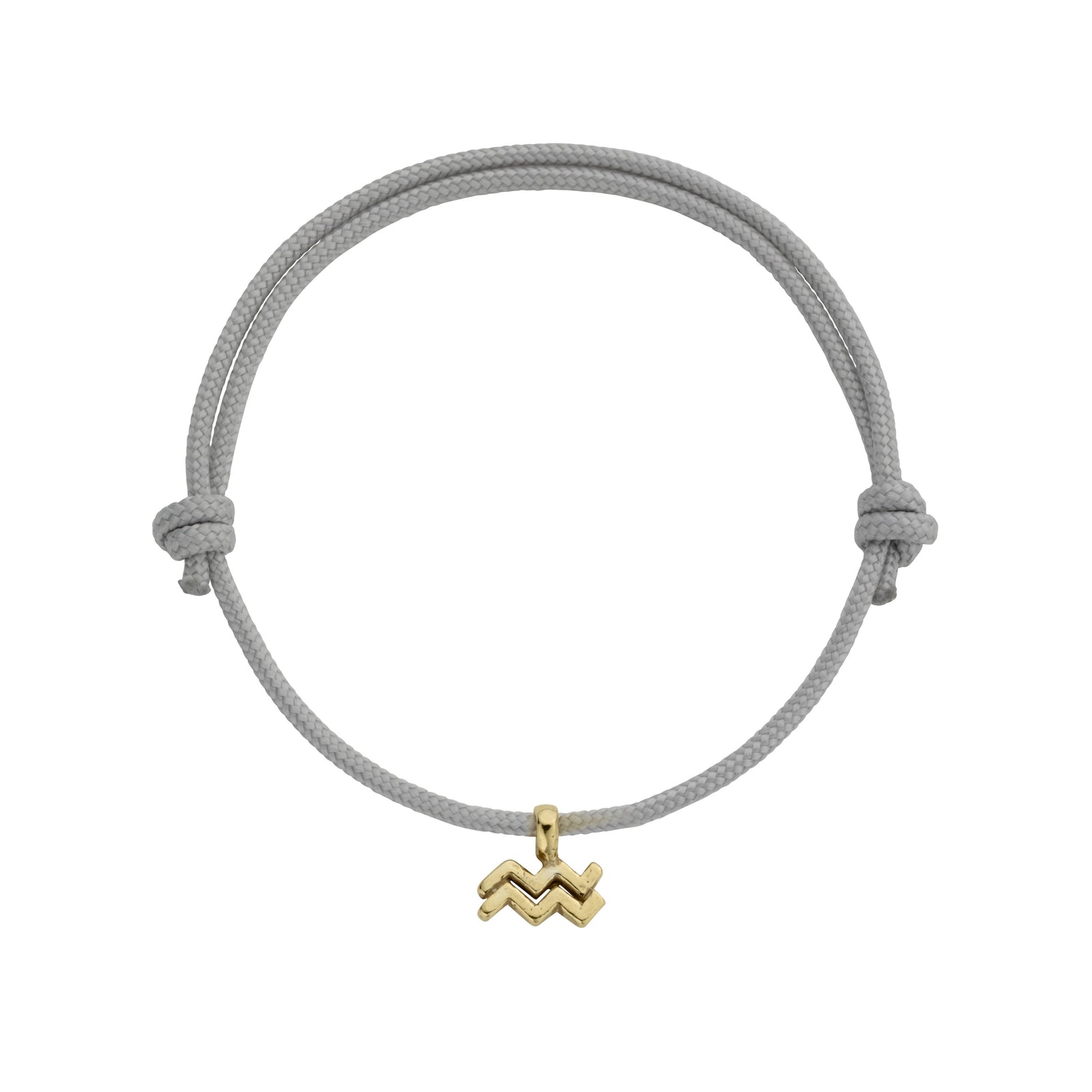 Gold Mini Aquarius Horoscope Sailing Rope