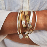Gold Maxi Diamond Bangle