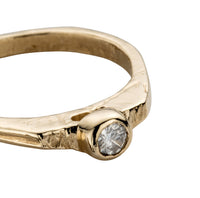Gold Diamond Promise Ring