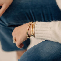 Gold Stack Bangle