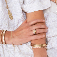 Gold Stack Bangle