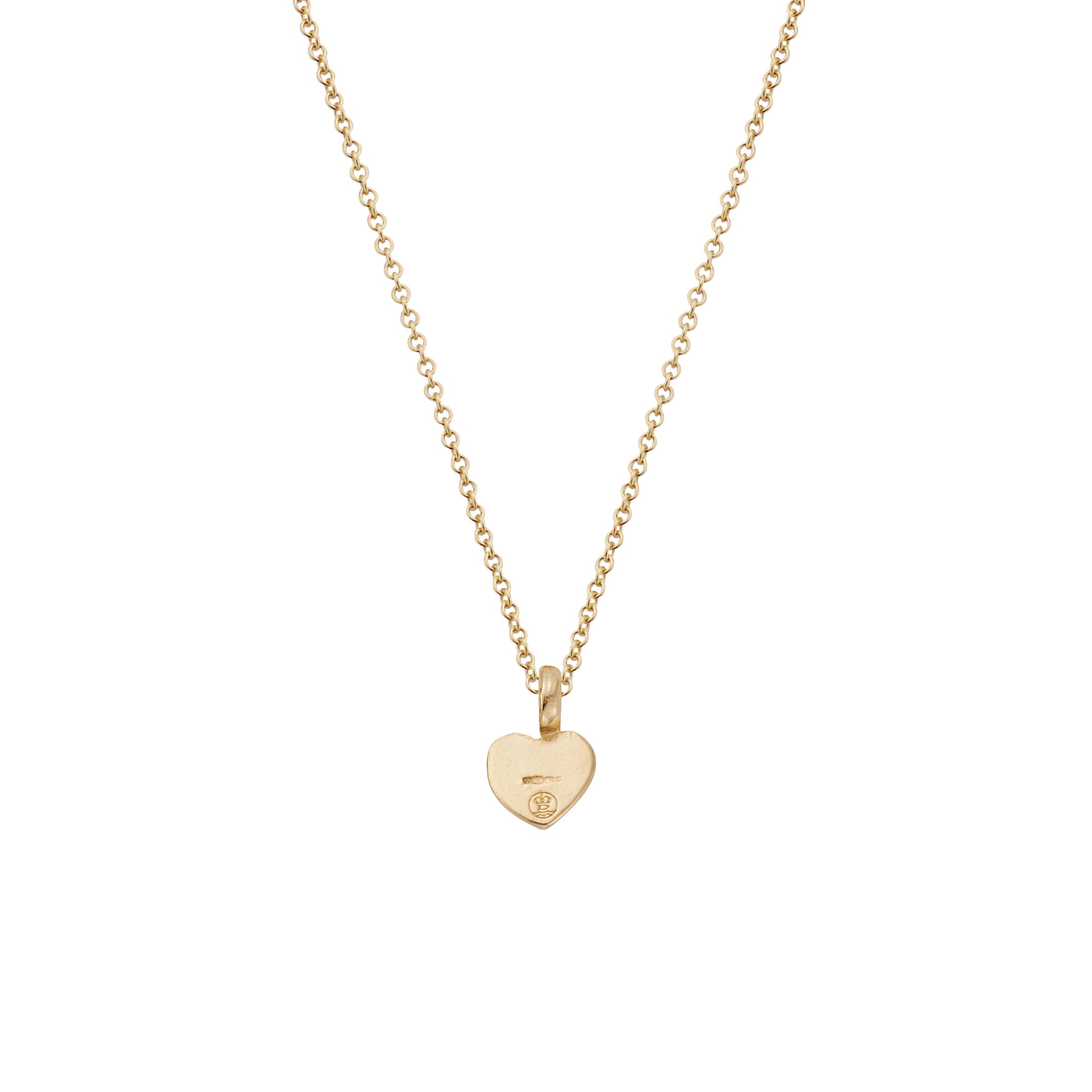Gold Think of Me Heart Necklaces