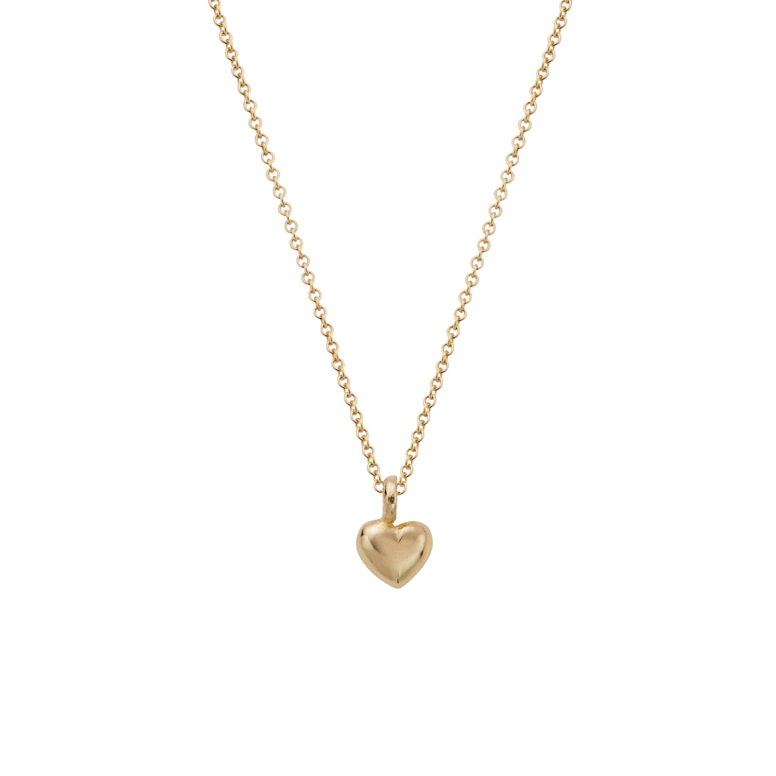 Gold Think of Me Heart Necklaces