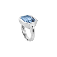 ISLE OF SKYE White Gold Blue Sapphire Ring