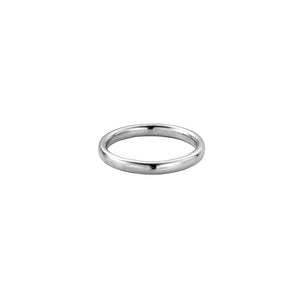 Silver Ladies' Oval Band