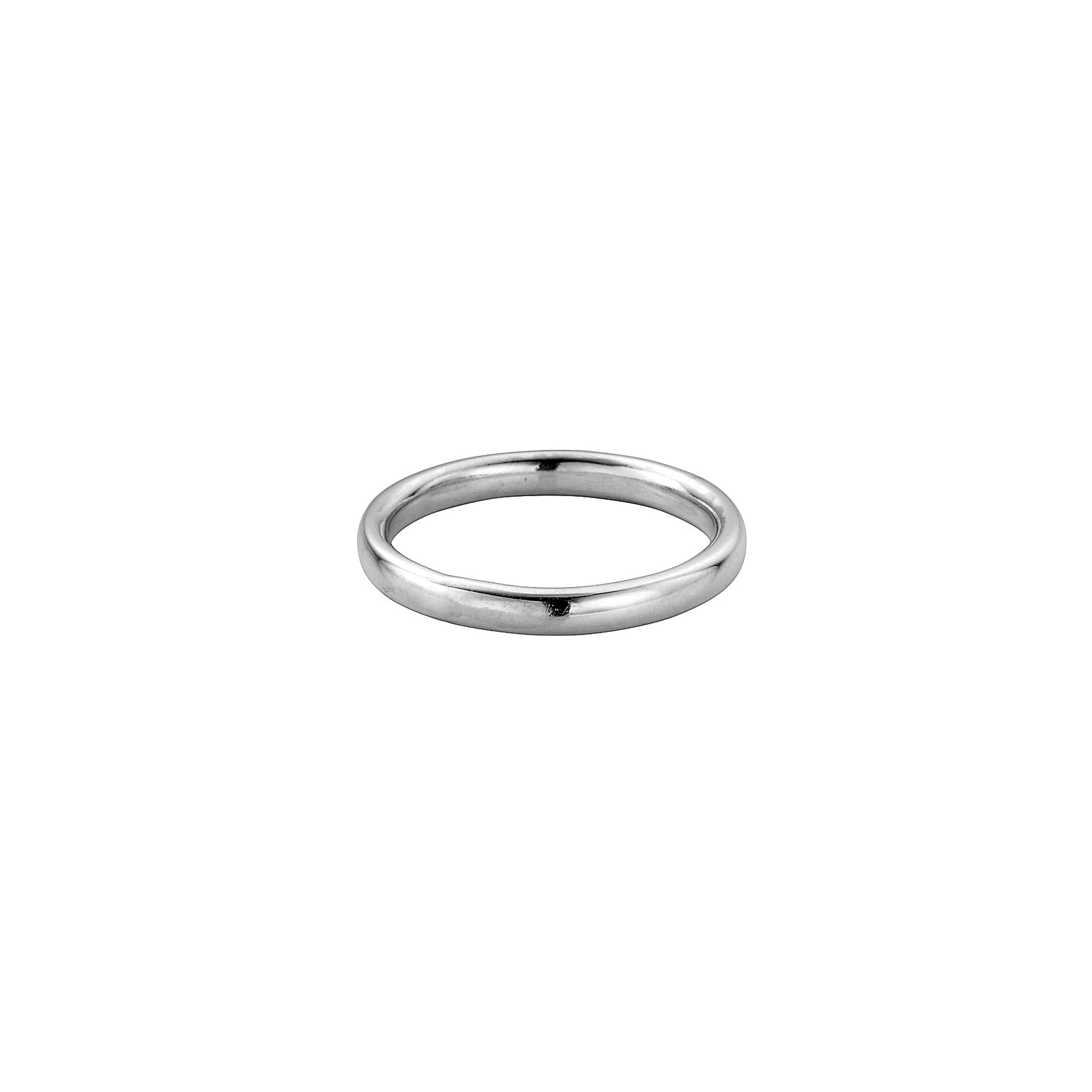 Silver Ladies' Oval Band