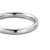 Silver Ladies' Oval Band