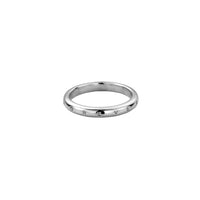Silver Ladies' Oval Band