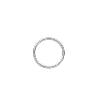 Silver Ladies' Oval Band