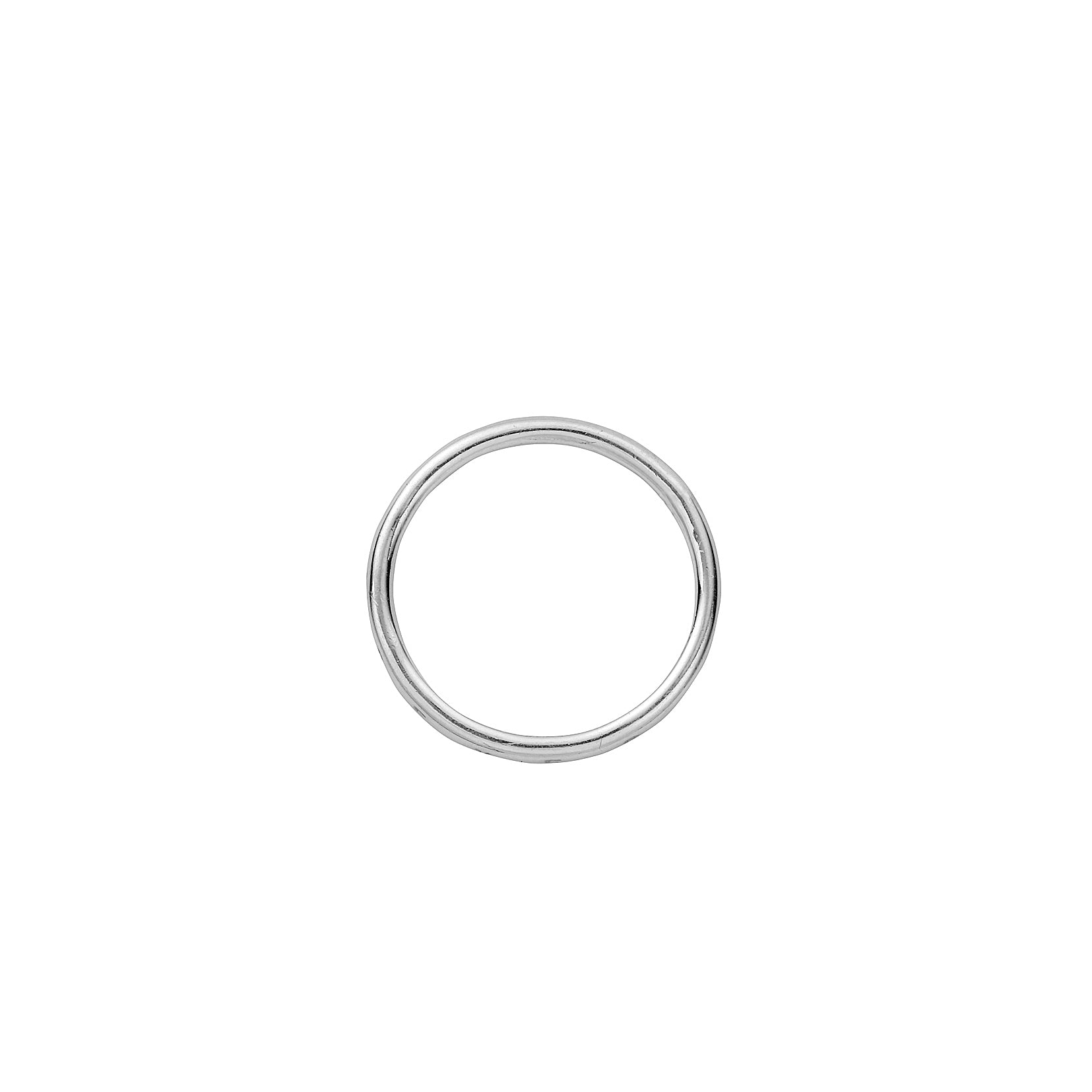 Silver Ladies' Oval Band