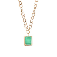 MAUNA KEA Gold Emerald Necklace