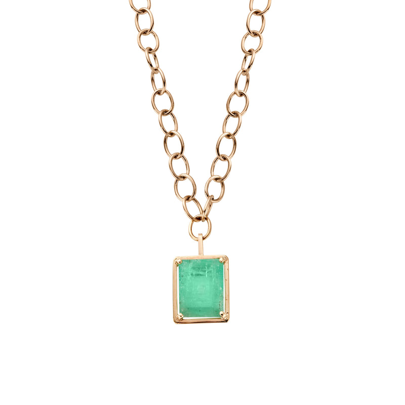 MAUNA KEA Gold Emerald Necklace