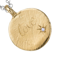 Silver & Gold Diamond Midnight Moon Necklace