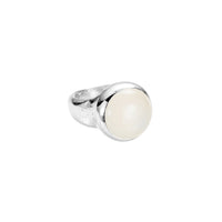 Silver Moonstone Mood Ring