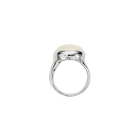 Silver Moonstone Mood Ring