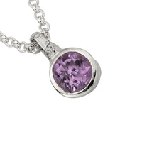 Silver Amethyst Original Baby Treasure Necklace