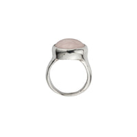 Silver Rose Quartz Mood Ring