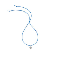 Children's Silver Smiley Face Cord Bracelet