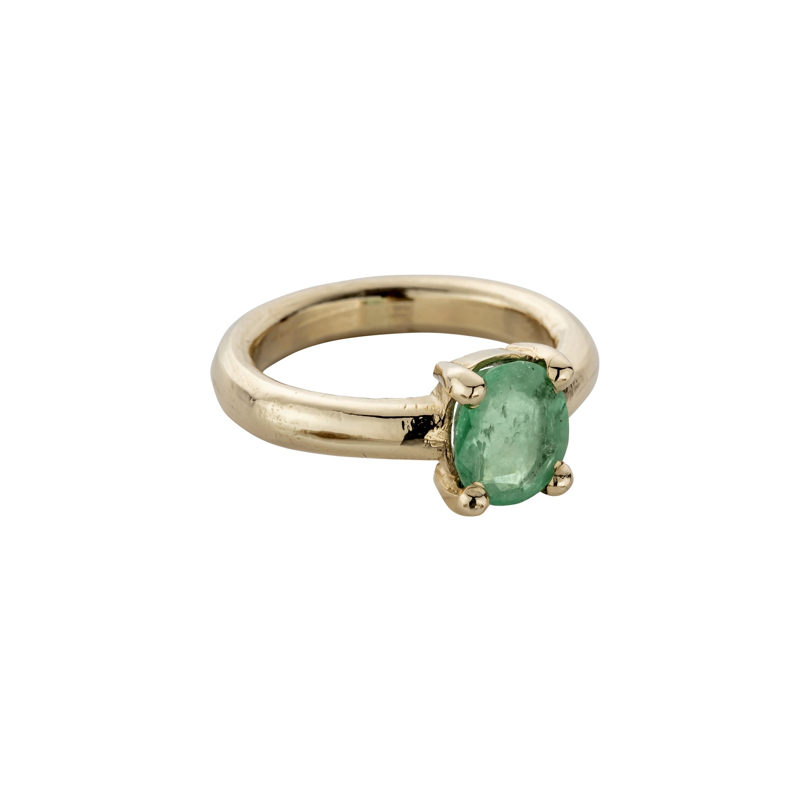 SEDNA Gold Emerald Claw Ring
