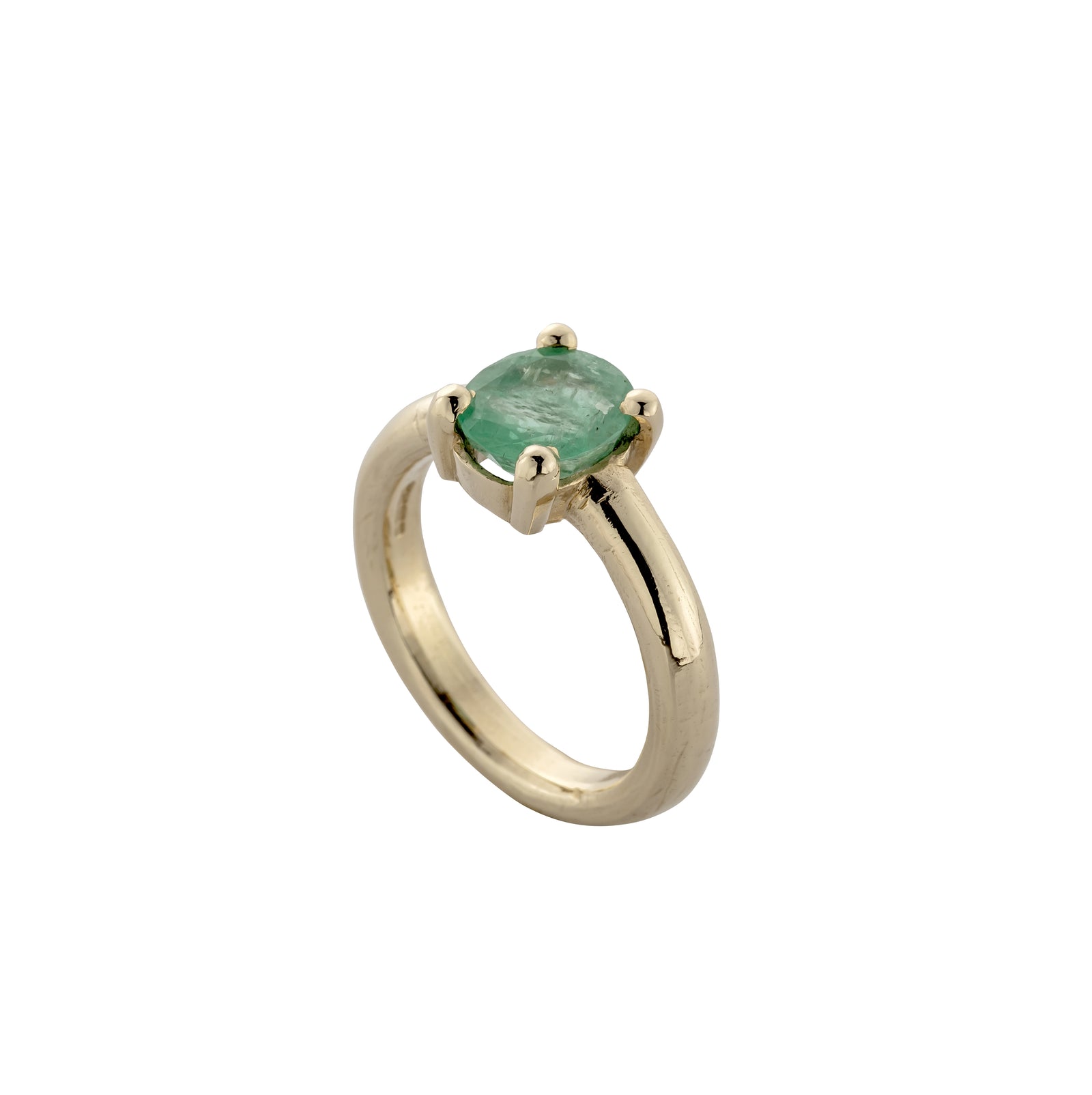 SEDNA Gold Emerald Claw Ring