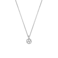 Silver Cancer Mini Horoscope Necklace