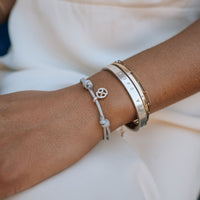 Silver Cancer Mini Horoscope Sailing Rope