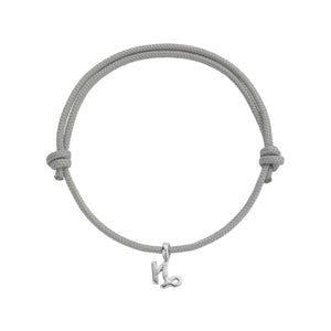 Silver Capricorn Mini Horoscope Sailing Rope