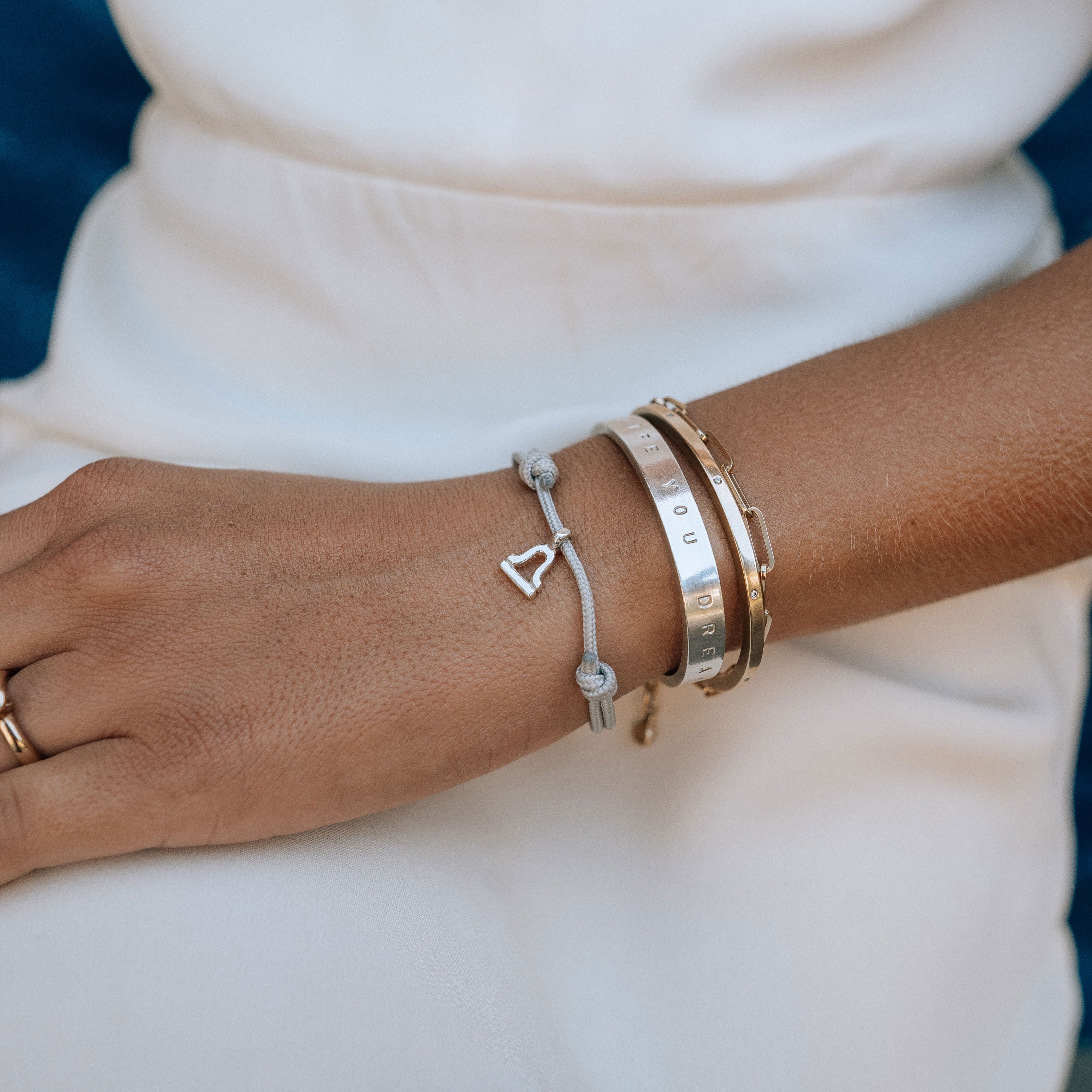 Silver Libra Mini Horoscope Sailing Rope