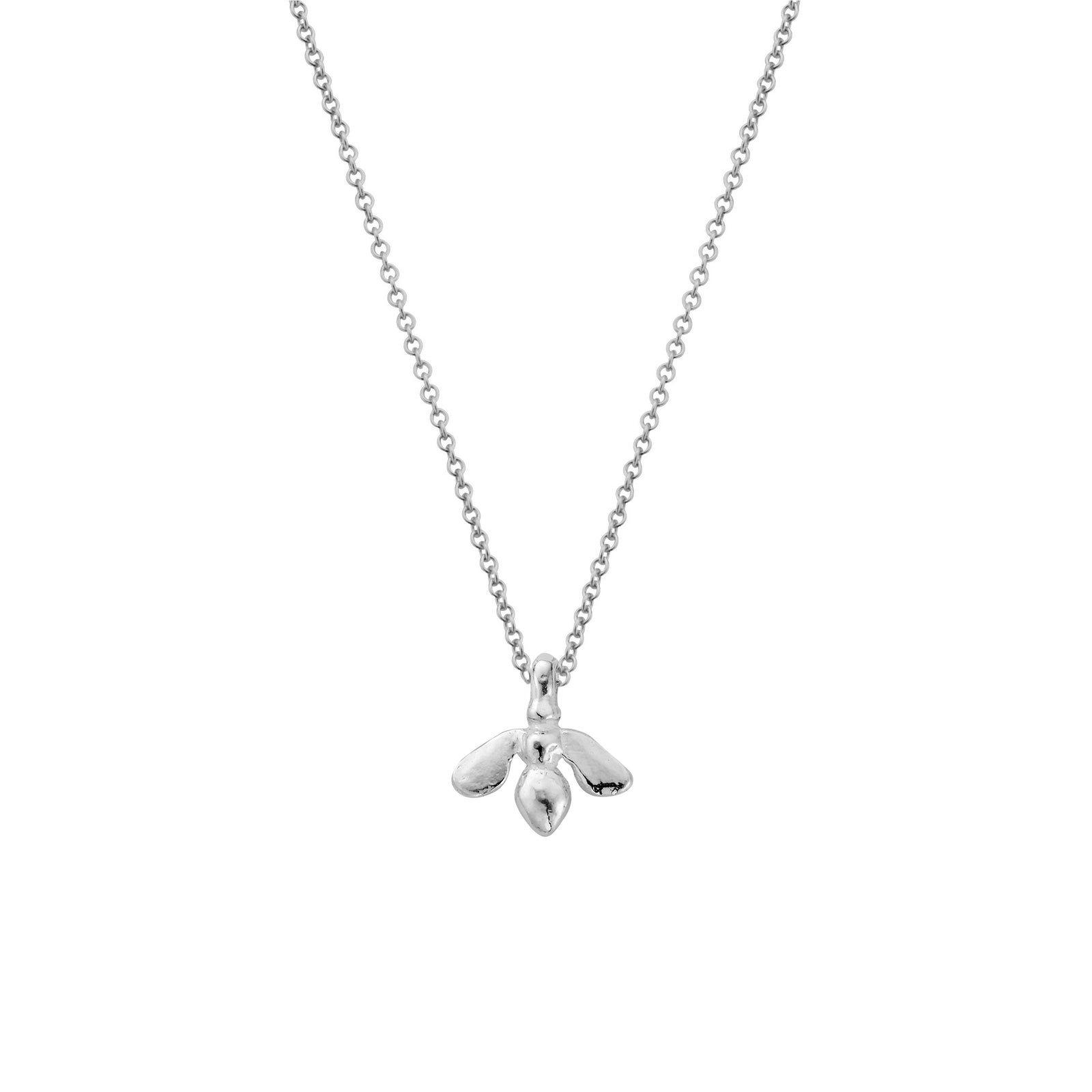 Silver Mini Honey Bee Necklace