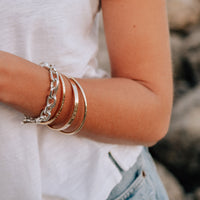 Silver Mini Monaco Bracelet