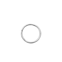 Silver Simple Wedding Band