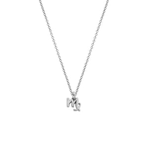 Silver Virgo Mini Horoscope Necklace