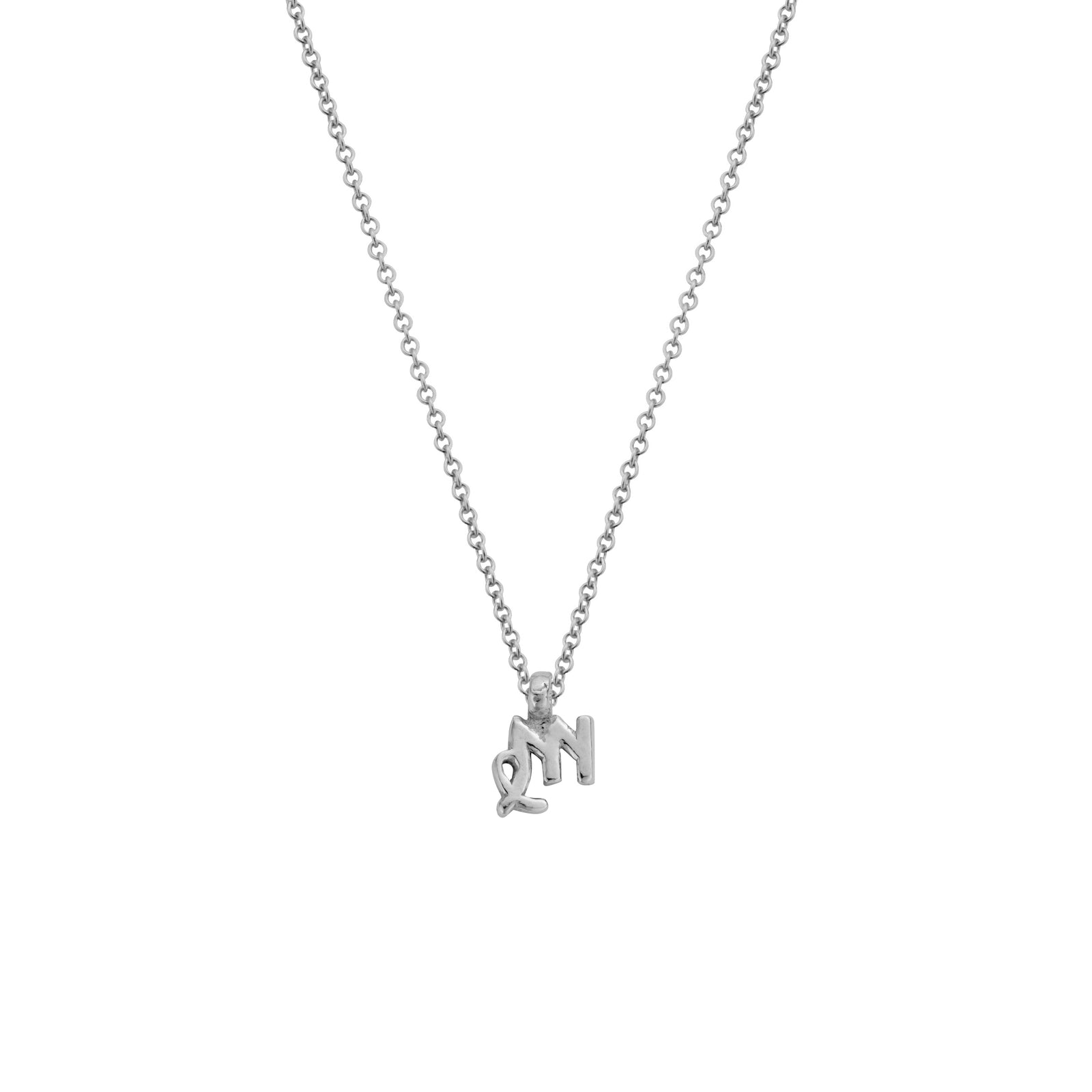 Silver Virgo Mini Horoscope Necklace