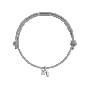 Silver Virgo Mini Horoscope Sailing Rope