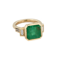 IVY Gold Emerald & Diamond Ring