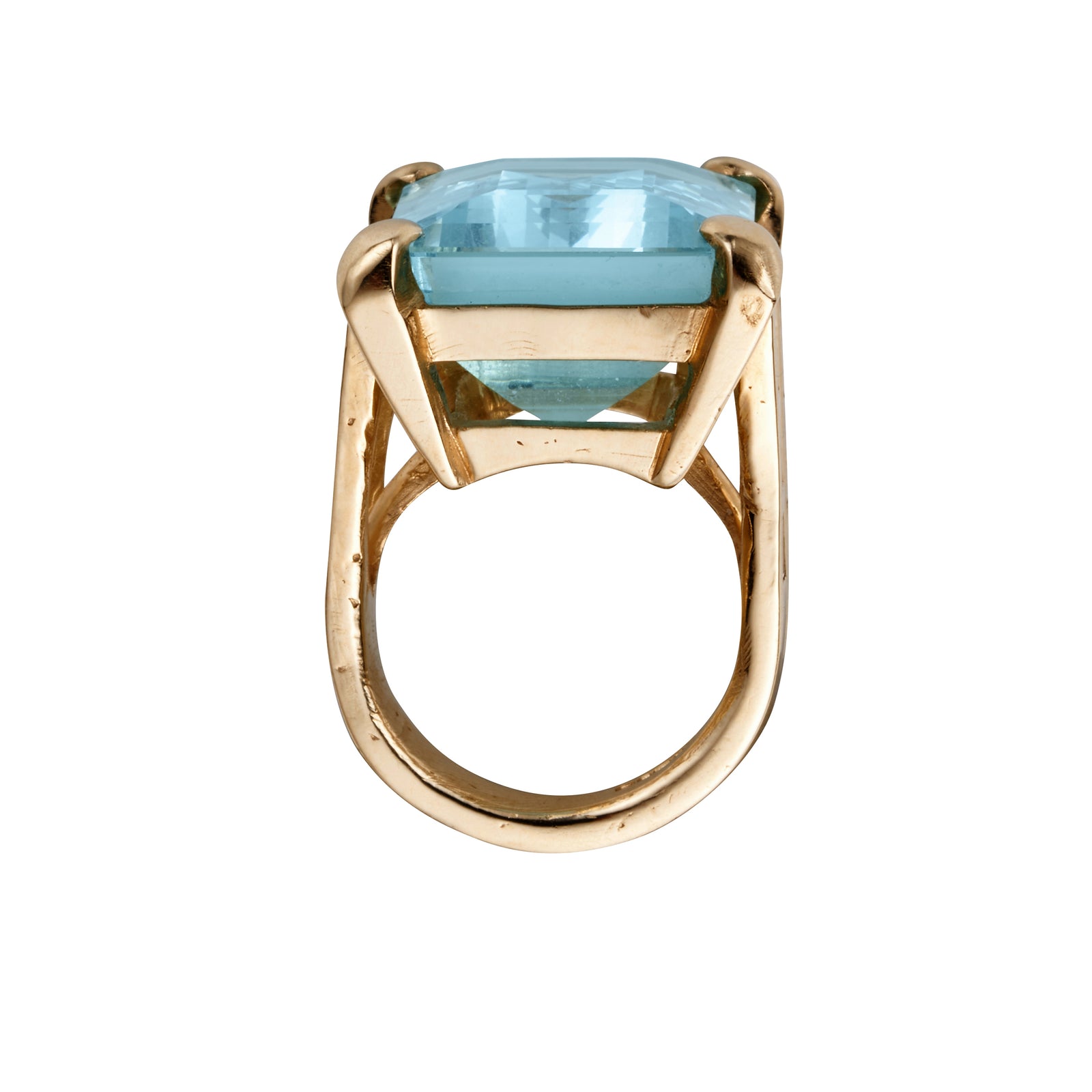 THEIA Gold Aquamarine & Diamond Ring