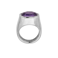 VIOLA Silver Amethyst Ring