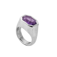 VIOLA Silver Amethyst Ring
