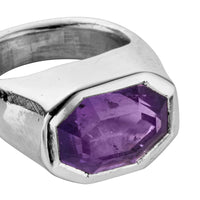 VIOLA Silver Amethyst Ring
