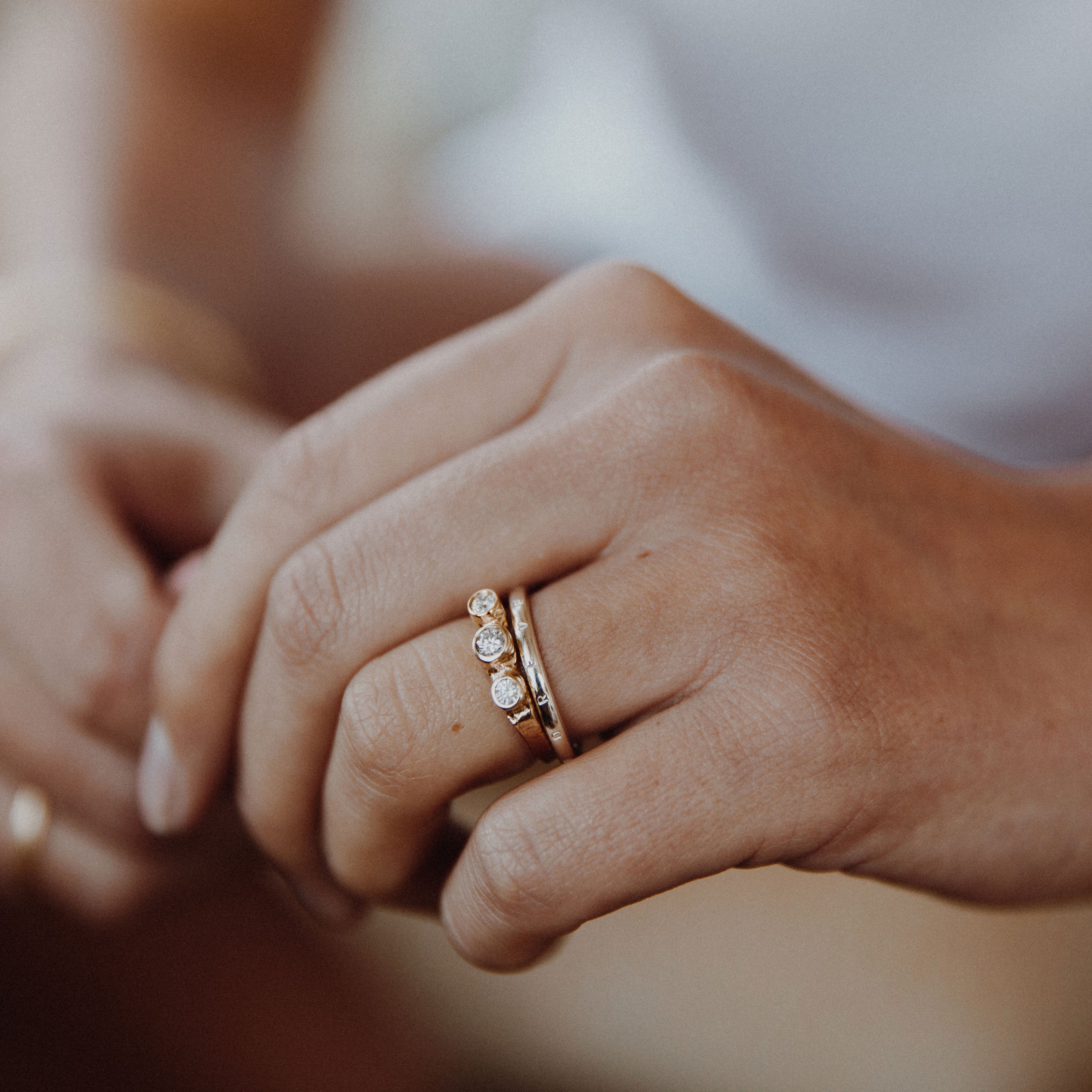 Silver Ladies' Oval Band