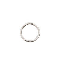 White Gold Ladies' Wave Band