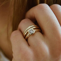 AMOR Gold Diamond Ring